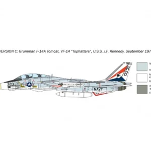 Italeri F-14A Tomcat Recessed Line Panels Plastikbausatz 1:72 18