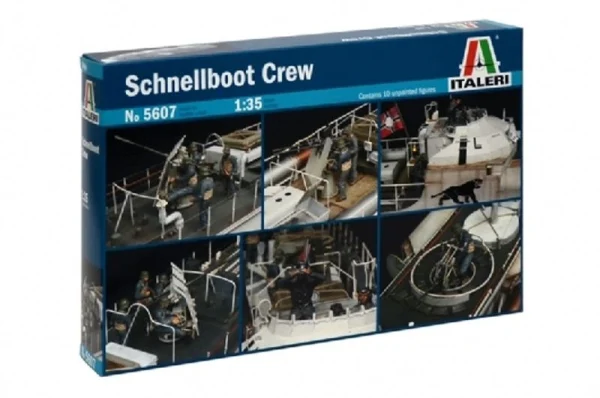 Italeri 1:35 Figuren-Set Schnellboot Crew (10) 1