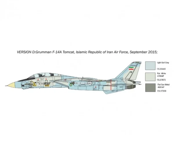 Italeri F-14A Tomcat Recessed Line Panels Plastikbausatz 1:72 6