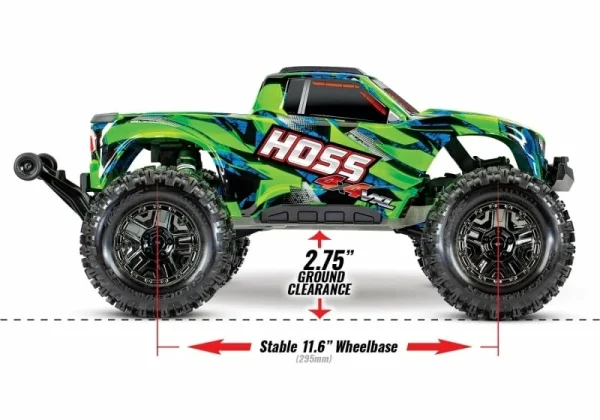 HOSS 1:10 Monster-Truck Brushless 4×4 RTR TSM VXL-3S Orange Traxxas Summersale 8