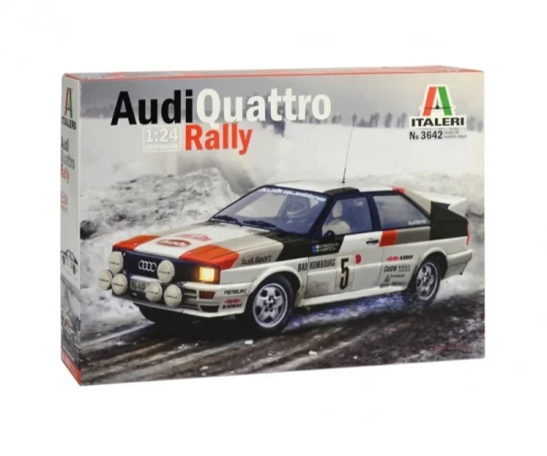 Italeri 1:24 Audi Quattro Rally Plastikbausatz 1