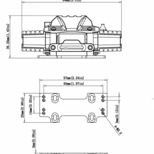 Seilwinde A Mit 2 Motoren Für Crawler 1/10 Zugkraft 7kg 15