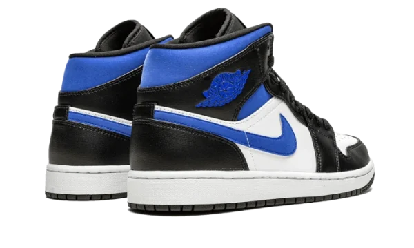 Air Jordan 1 Mid White Black Royal – 554724-140 4