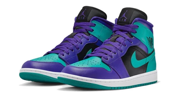 Air Jordan 1 Mid Black Grape – BQ6472-502 3