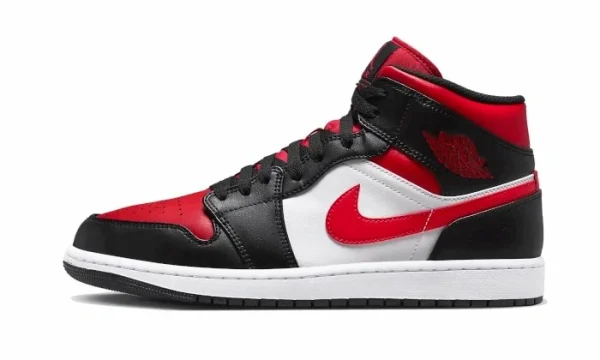 Air Jordan 1 Mid Alternate Bred Toe 1