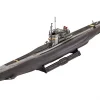 Revell Model Set German Submarine Type VII C/41 1:350 Bausatz 3 Farben, Klebstoff Und Pinsel Inklusive 7