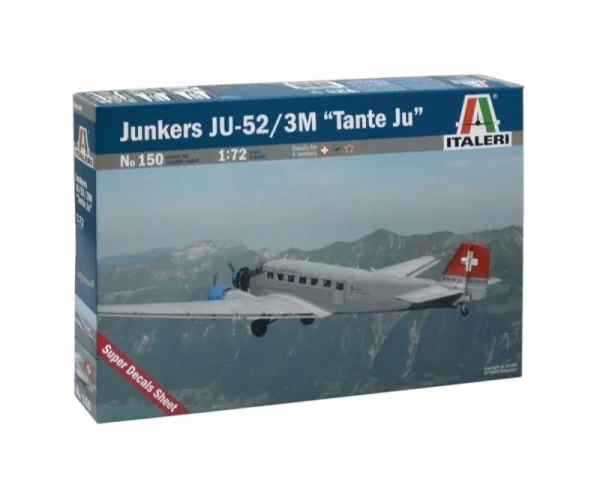 Italeri JUNKERS JU-52 3/m ‘TANTE JU’ LH 1:72 Plastikbausatz 1