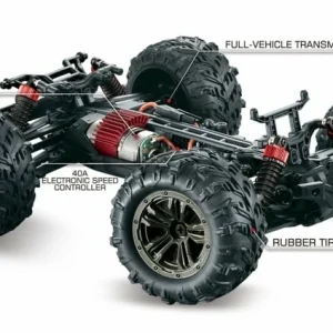 Absima Spirit High Speed 4WD Monster Truck 1/16 LED 2,4GHz RTR Blau 6