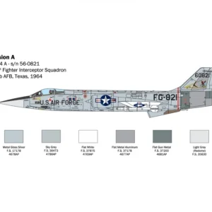 Italeri F-104 A/C Starfighter 1:32 Plastikbausatz 11