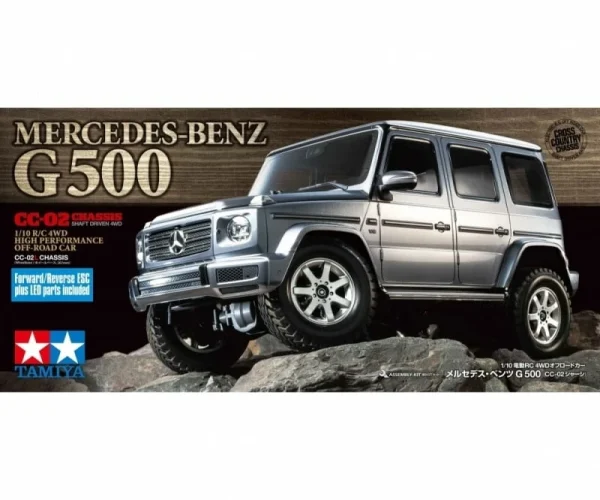 Tamiya Mercedes Benz G-Klasse G500 1:10 Cross Country CC-02 Bausatz 3