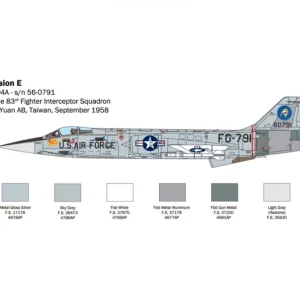 Italeri F-104 A/C Starfighter 1:32 Plastikbausatz 15