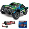 Slash 4×4 Ultimate BLS Pro 1/10 Short Course TSM, TRX-SET Mit Original Traxxas 3S LiPo Akku Und Ladegerät 40