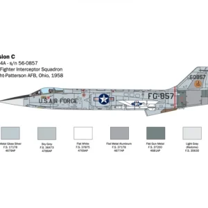 Italeri F-104 A/C Starfighter 1:32 Plastikbausatz 19