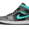 Air Jordan 1 Mid Grey Aqua – 554724-063 13